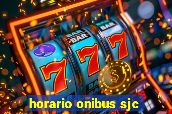 horario onibus sjc