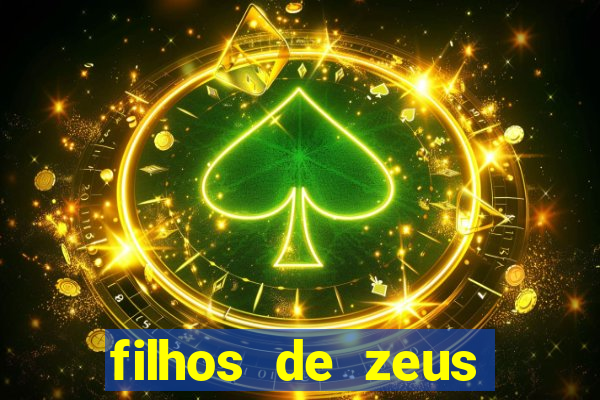 filhos de zeus mitologia grega