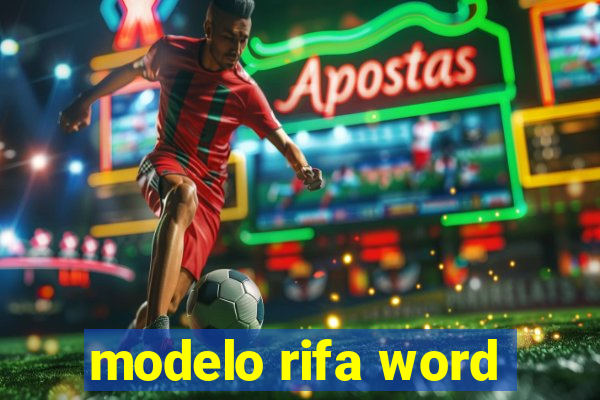 modelo rifa word