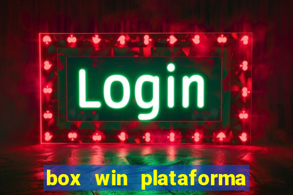 box win plataforma de jogos